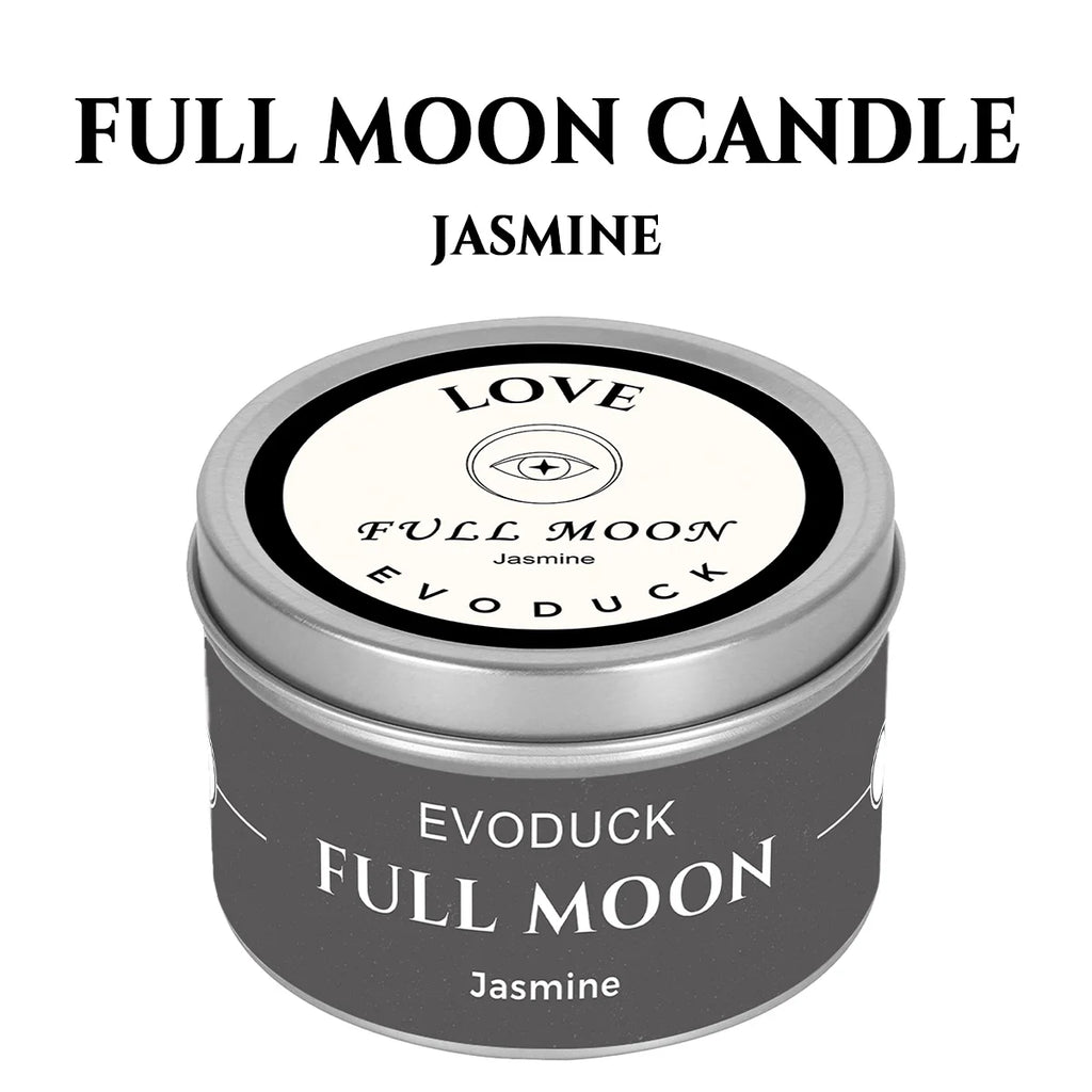 New Moon Manifestation Candle — White Sage & Law of Attraction