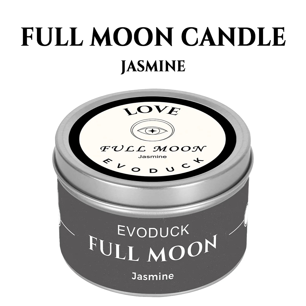 New Moon Manifestation Candle — White Sage & Law of Attraction