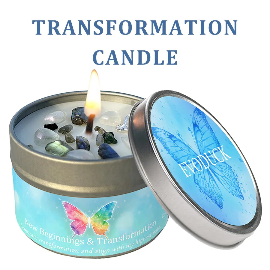 Patchouli & Cinnamon Abundance Candle — Crystal Aromatherapy