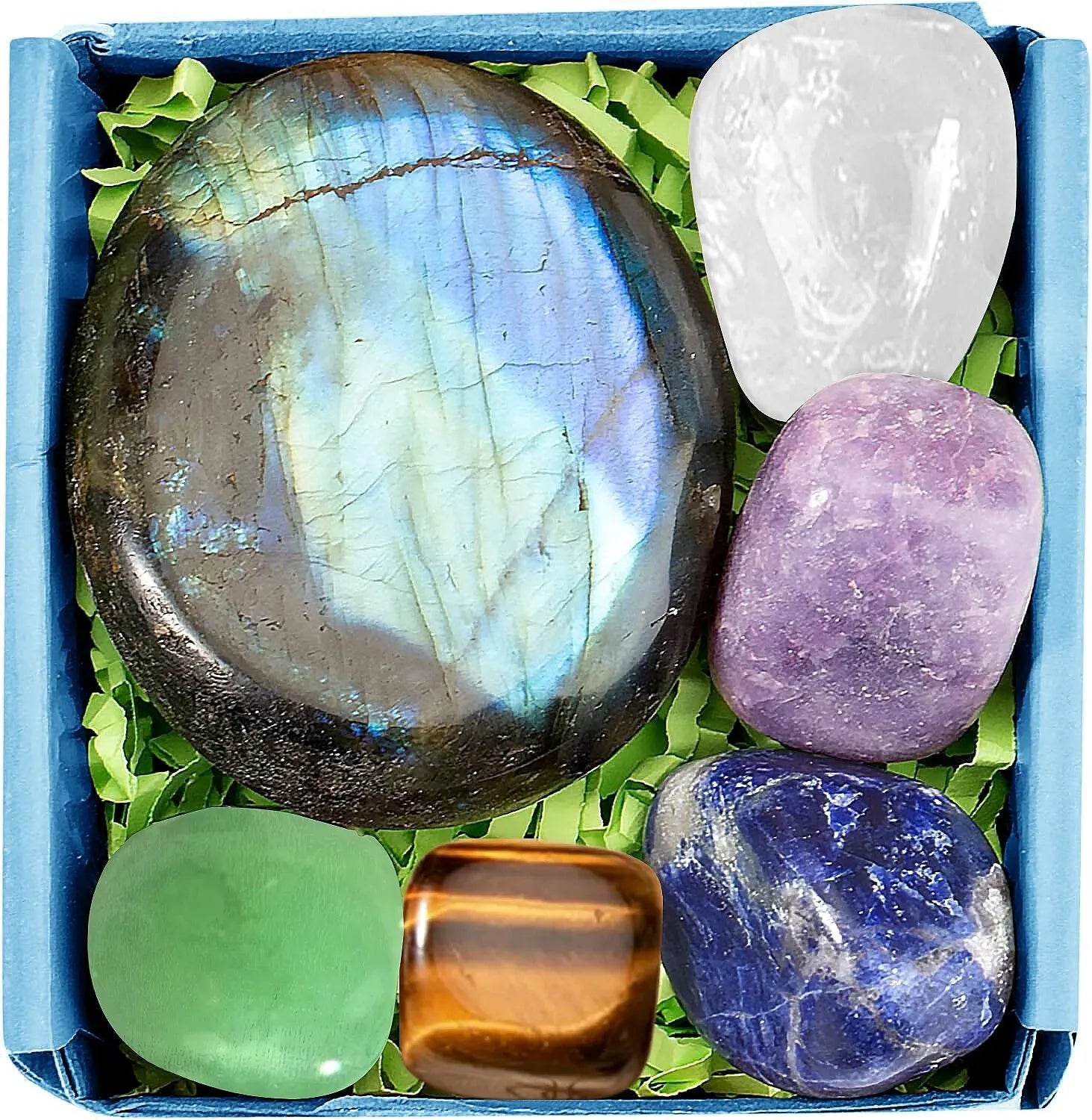 Healing Crystals & Stones Set — Abundance, Protection & Spiritual Growth