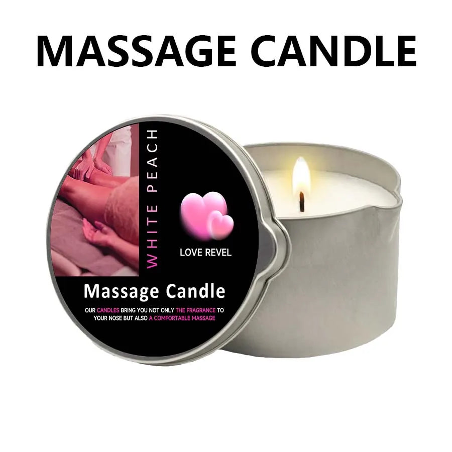 Sensual Ritual Massage Candle — Essential Oil Blend, Melts into Warm Oil