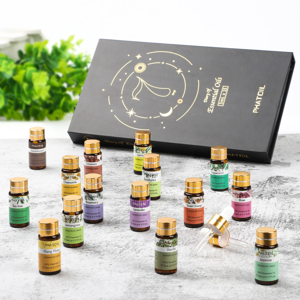 15-Piece Essential Oils Ritual Set — Pure Plant Aromatherapy Collection