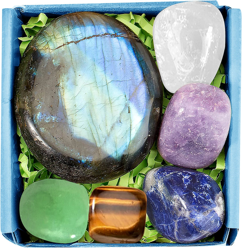 Healing Crystals & Stones Set — Abundance, Protection & Spiritual Growth