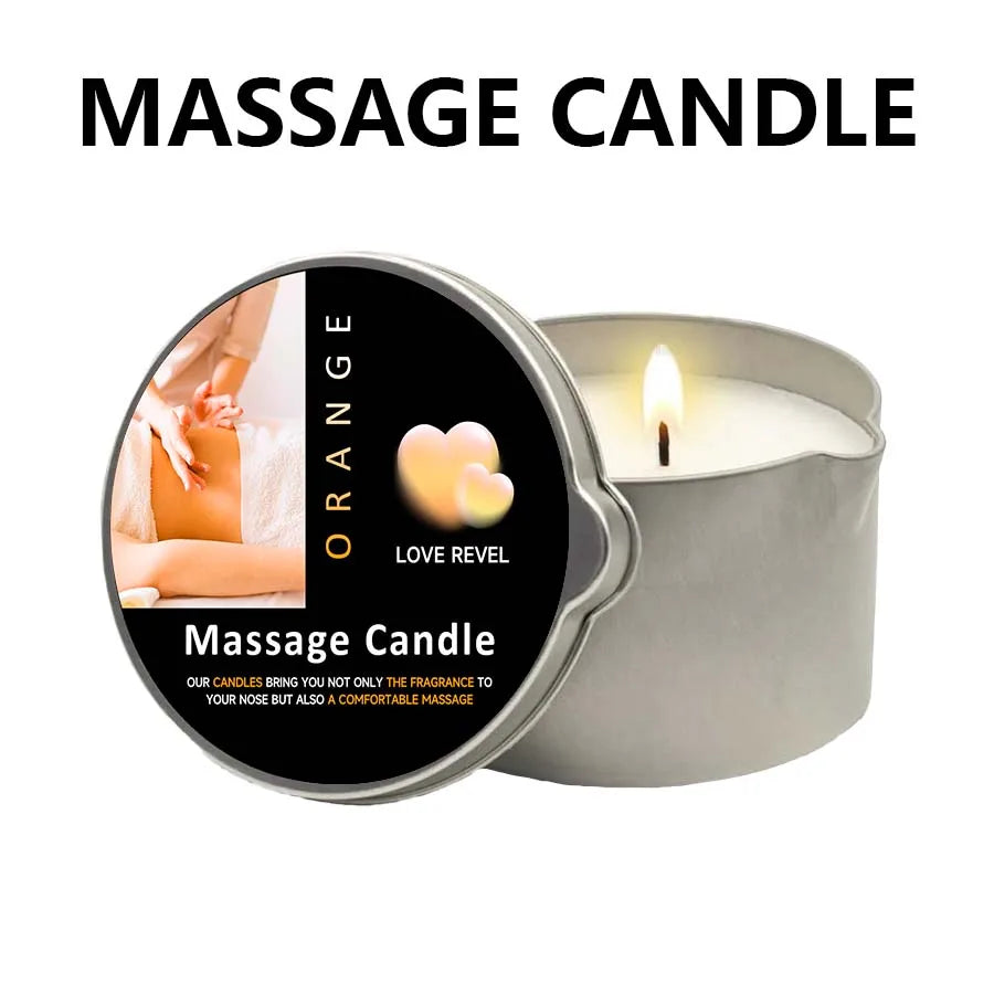 Sensual Ritual Massage Candle — Essential Oil Blend, Melts into Warm Oil