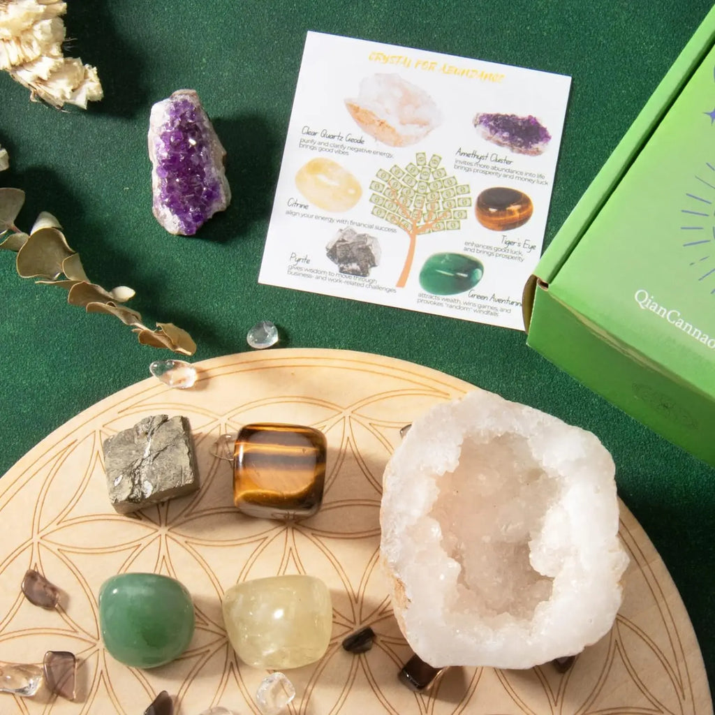 Healing Crystals & Stones Set — Abundance, Protection & Spiritual Growth