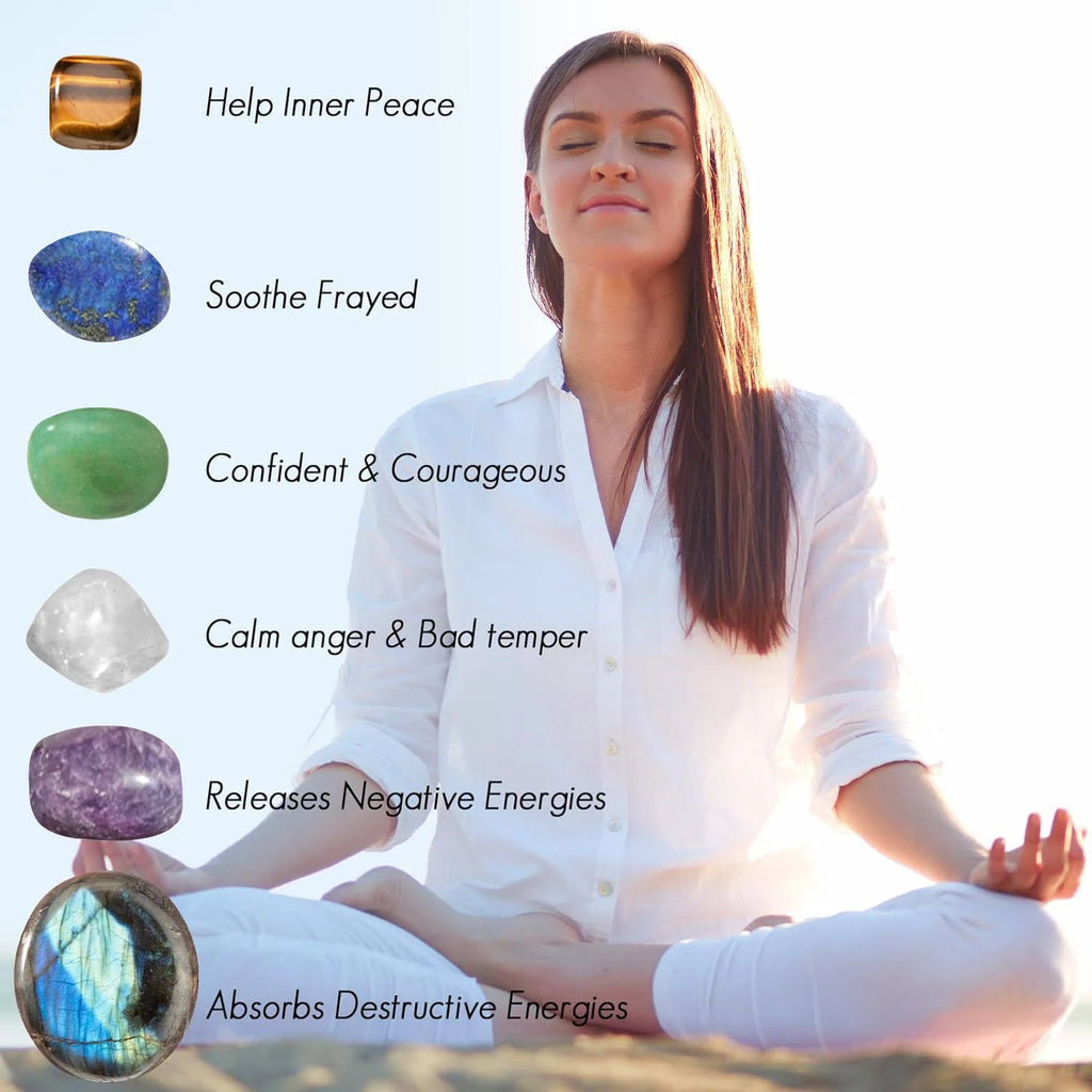 Healing Crystals & Stones Set — Abundance, Protection & Spiritual Growth