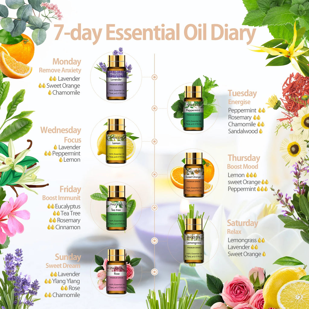 15-Piece Essential Oils Ritual Set — Pure Plant Aromatherapy Collection