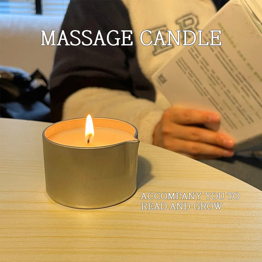 Sensual Ritual Massage Candle — Essential Oil Blend, Melts into Warm Oil