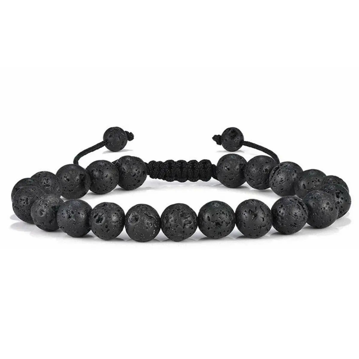 Tiger Eye & Lava Rock Bracelet — Strength & Protection Set