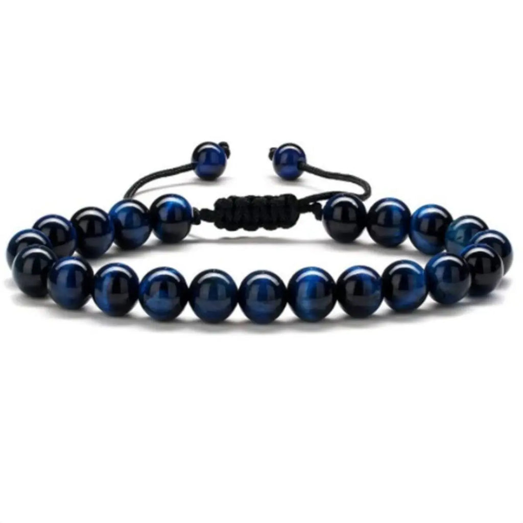 Tiger Eye & Lava Rock Bracelet — Strength & Protection Set