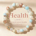 Halo Quartz & Ocean Stone Bracelet — Clarity & Calm Stack