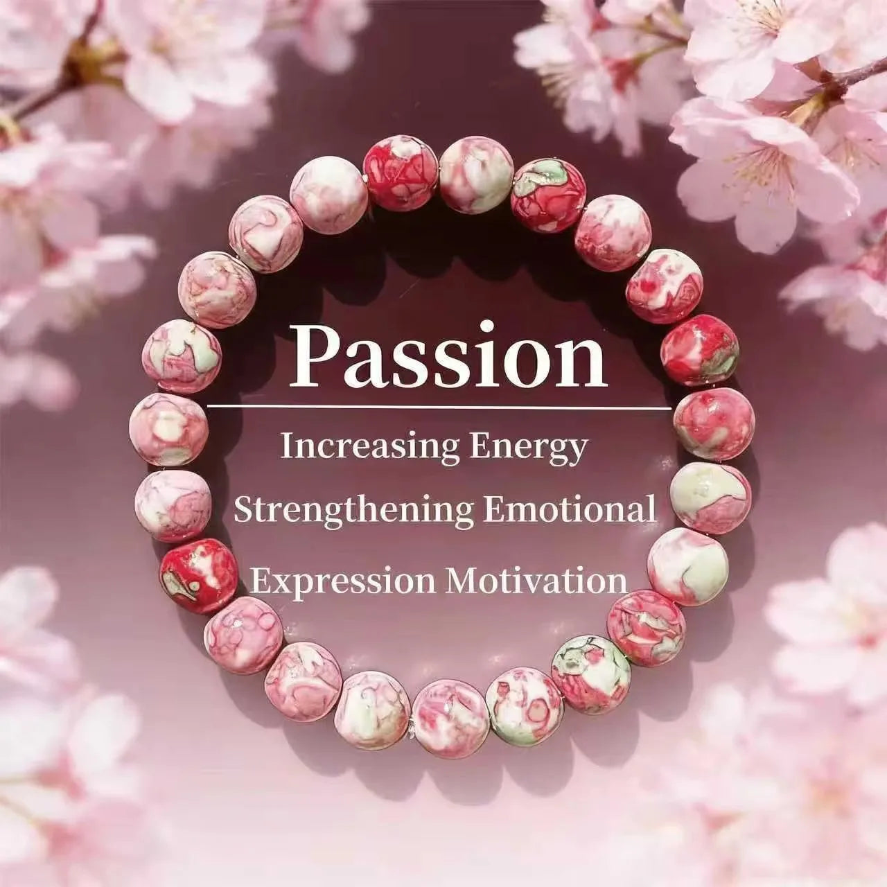 Rose Quartz & Jasper Beaded Bracelet — Love & Friendship Stack