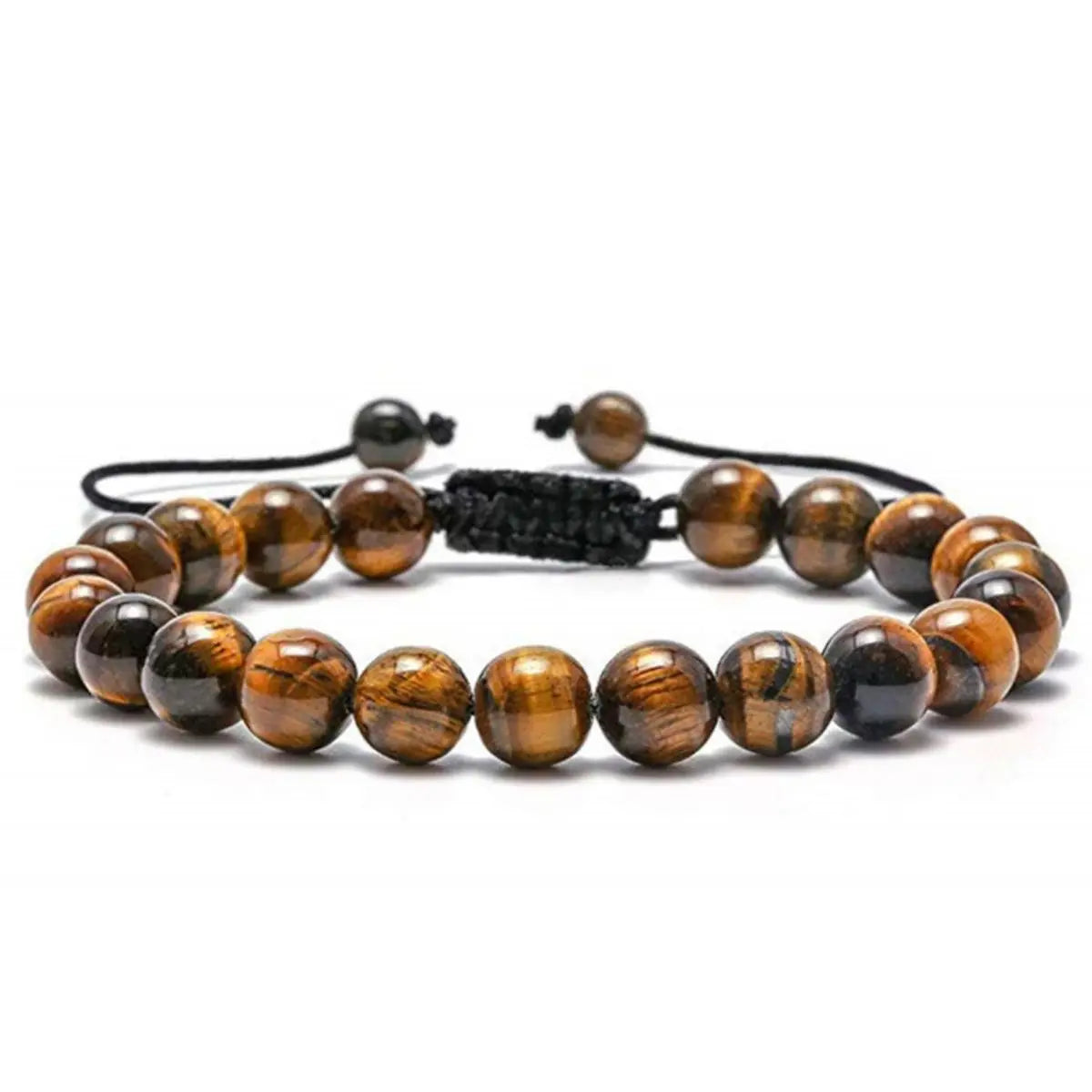 Tiger Eye & Lava Rock Bracelet — Strength & Protection Set