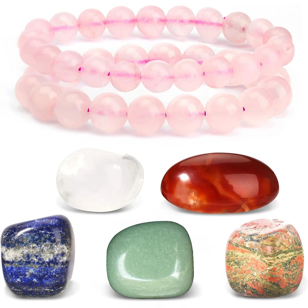 Healing Crystals & Stones Set — Abundance, Protection & Spiritual Growth