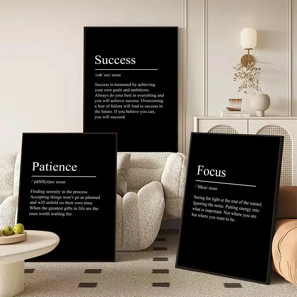 Intentional Living Wall Art — Motivational Poster for Home & Sacred Spaces
