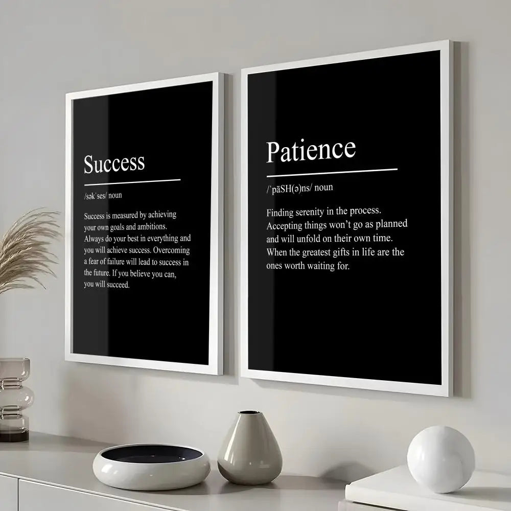 Intentional Living Wall Art — Motivational Poster for Home & Sacred Spaces